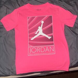 Girls Pink Jordan Shirt , M